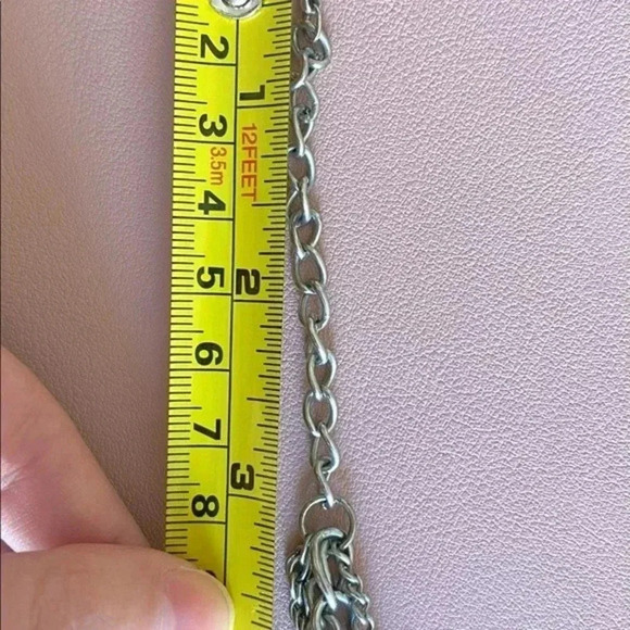 Pink & Cream Colored Tulle Flower Statement Necklace Set w/ Pearl Drop Earrings - Picture 11 of 11